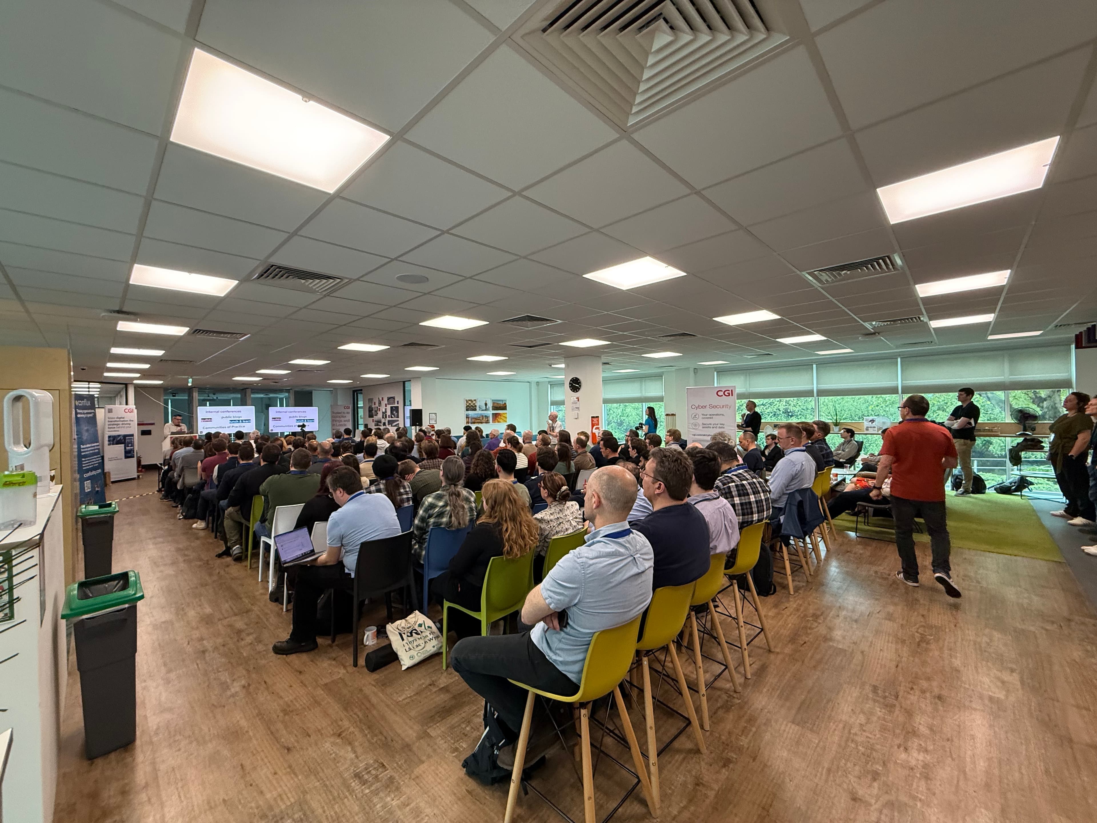 Full audience at the Northern DevOps & Platform Conference, CGI Leeds